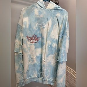 BOYS LIE TIE DYE EMBELLISHED HOODIE
